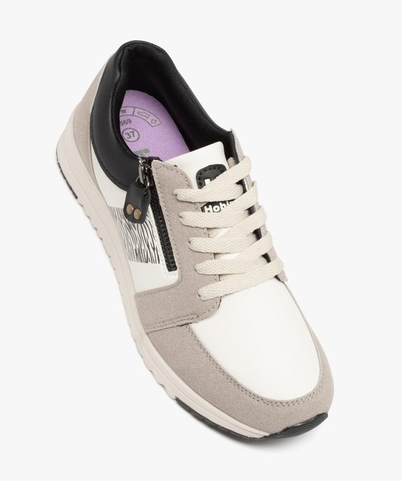 Baskets femme style casual avec détails fantaisie - Hobiz vue5 - HOBIZ - GEMO