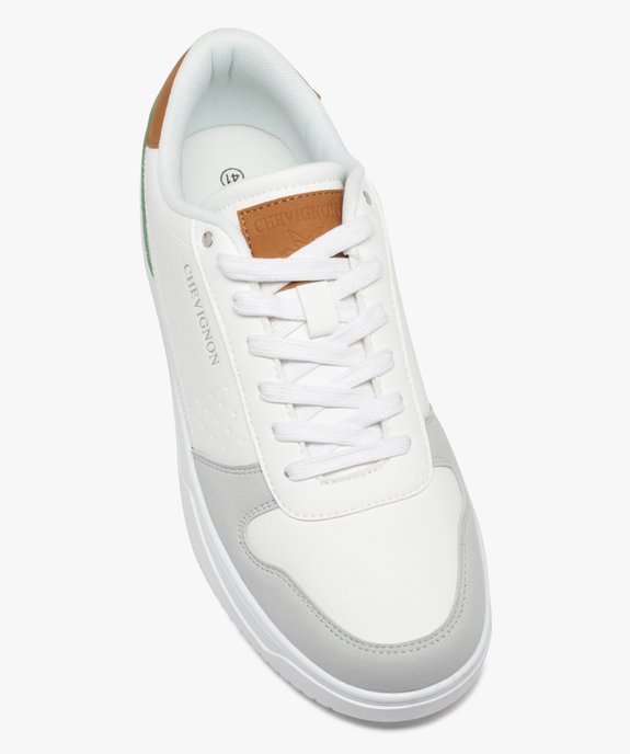 Baskets homme casual à lacets avec détails colorés - Chevignon vue6 - CHEVIGNON - GEMO