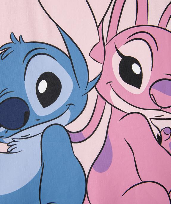 Chemise de nuit tee-shirt imprimé fille - Stitch vue3 - LILO & STITCH - GEMO