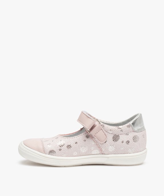 Babies fille à scratch dessus cuir à pois brillants – NA! vue3 - NA! - GEMO