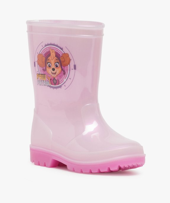 Bottes de pluie fille irisées - Pat’ Patrouille vue2 - PAT PATROUILLE - GEMO