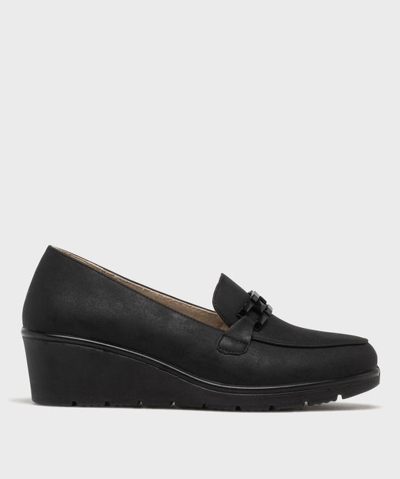 Mocassins confort avec chaine sur le dessus femme vue1 - G'FLEX - GEMO