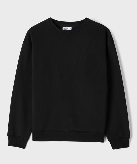 Sweat uni intérieur molletonné garçon vue2 - GEMO 4G GARCON - GEMO