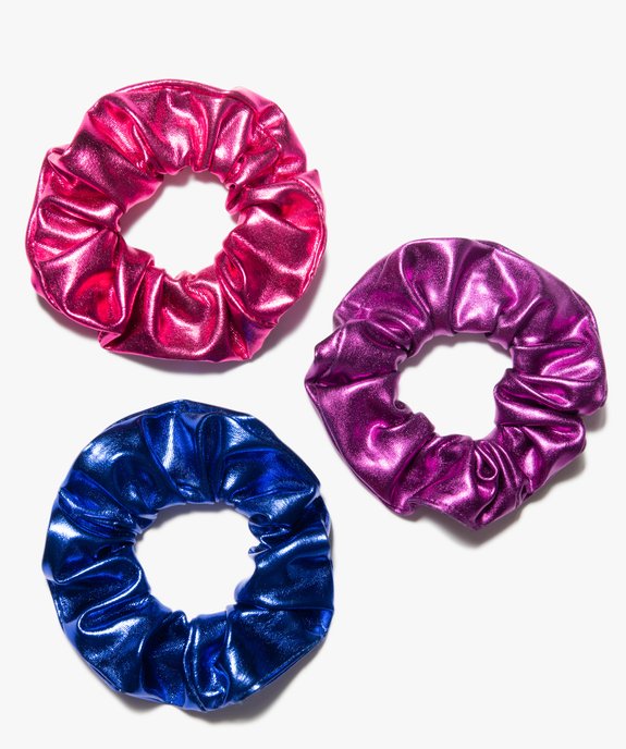Chouchou femme métallisé (lot de 3) vue1 - GEMO (ACCESS) - GEMO