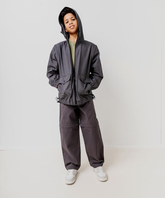 Pantalon loose transformable en short garçon vue7 - GEMO (JUNIOR) - GEMO