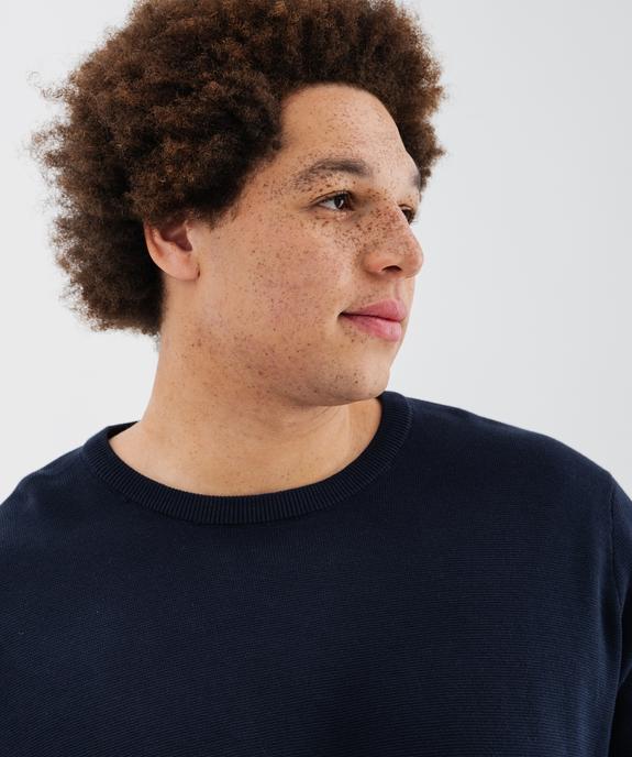 Pull en coton à col rond homme vue6 - GEMO (HOMME) - GEMO