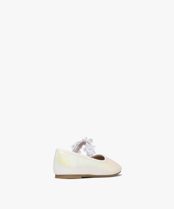 Ballerines irisées avec brides à fleurs fille - Lovely Wings vue6 - LOVELY WINGS - GEMO