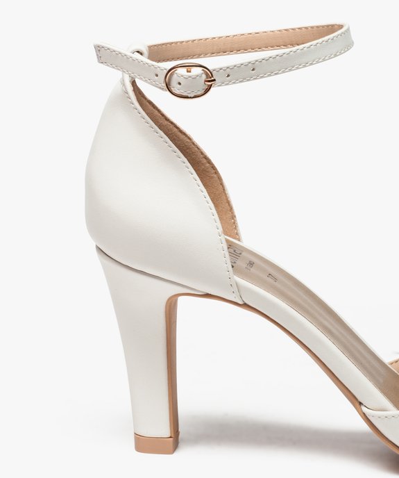 Escarpins femme à talon avec bride autour de la cheville vue6 - GEMO(URBAIN) - GEMO