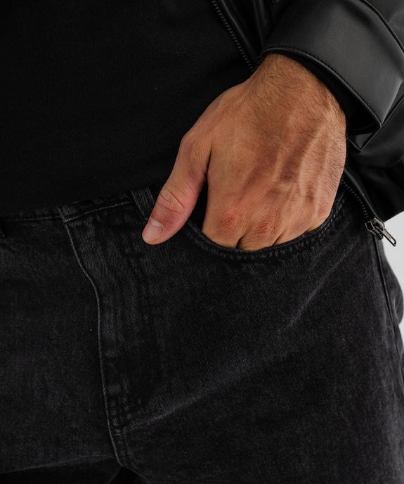 Jean loose en denim 100% coton homme vue2 - GEMO 4G HOMME - GEMO