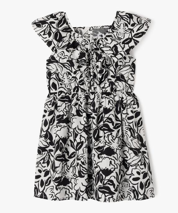 Robe à volants à motifs fleuris fille vue1 - GEMO (ENFANT) - GEMO