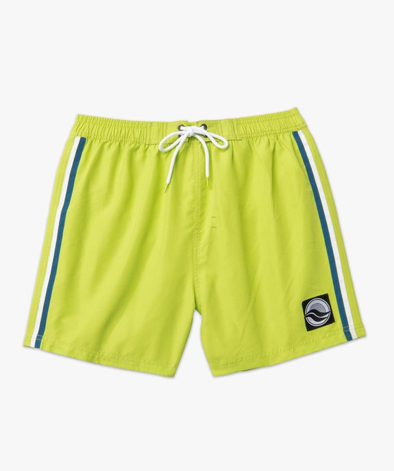 Short de bain homme look sportswear vue4 - GEMO (PLAGE) - GEMO