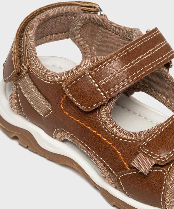 Sandales sport à scratch garçon vue6 - BUGGY - GEMO