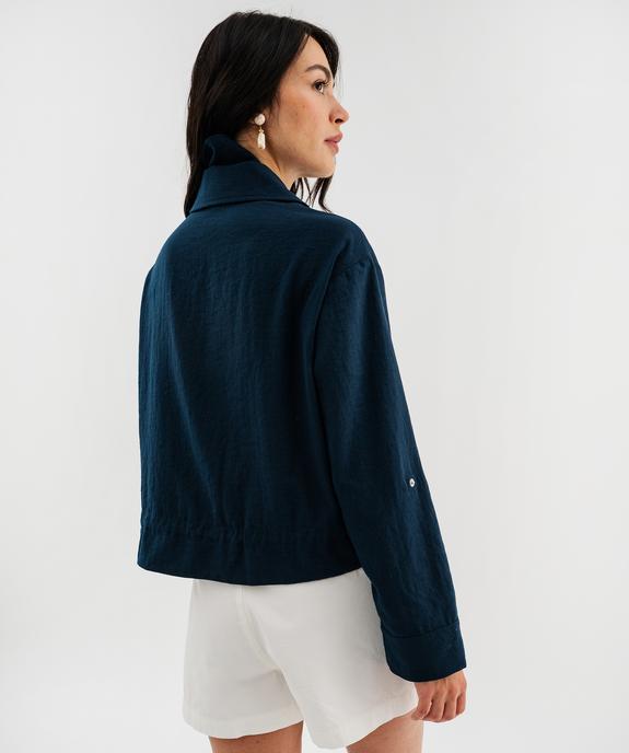 Blouson fluide avec bas ajustable femme - LuluCastagnette vue5 - LULUCASTAGNETTE - GEMO