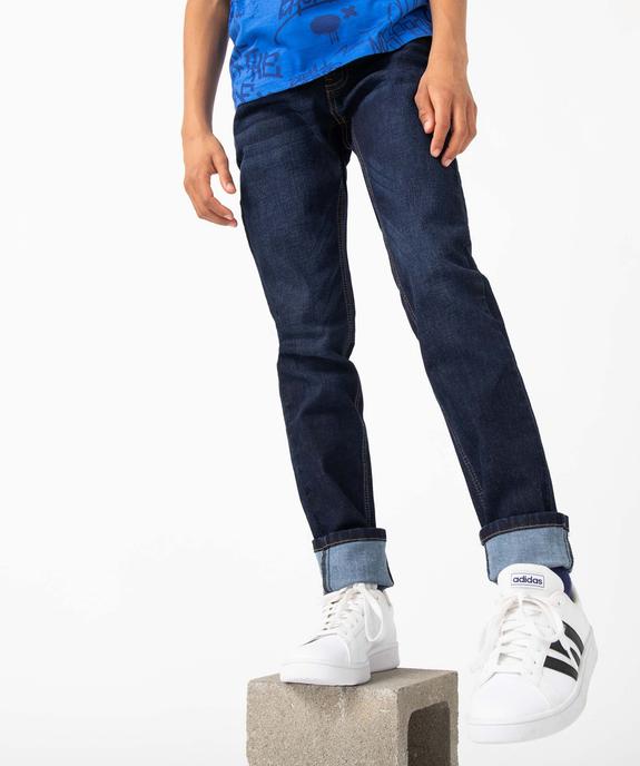 Jean coupe Slim 5 poches garçon vue7 - GEMO 4G GARCON - GEMO