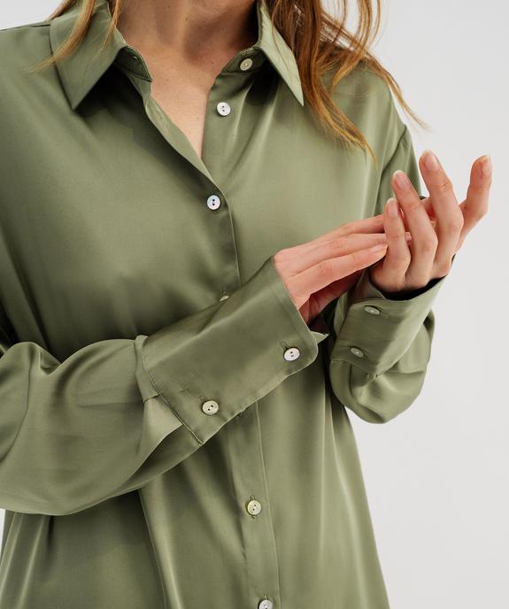 Chemise en satin femme vue2 - GEMO(FEMME PAP) - GEMO