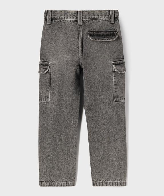 Jean loose à poches cargo garçon vue4 - GEMO (ENFANT) - GEMO