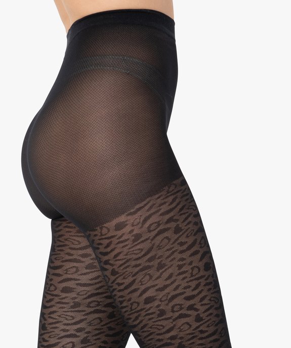 Collants femme semi-opaque à motifs vue2 - GEMO(HOMWR FEM) - GEMO