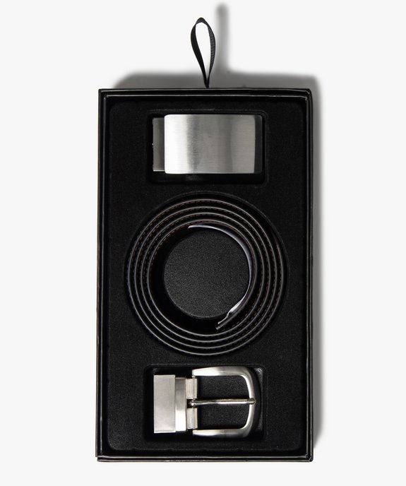 Ceinture homme réversible avec boite cadeau vue1 - GEMO (ACCESS) - GEMO