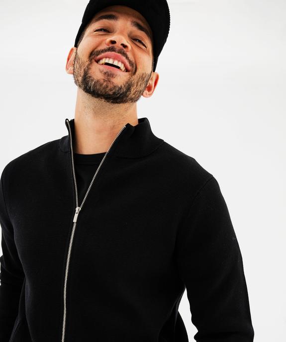 Gilet zippé à col montant homme vue3 - GEMO (HOMME) - GEMO