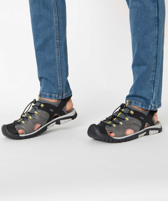 Nu-pieds homme sport spécial trekking vue1 - GEMO (CASUAL) - GEMO