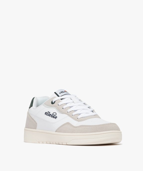 Baskets homme bi-matières à lacets style rétro - Ellesse vue2 - ELLESSE - GEMO