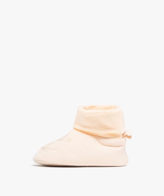Chaussons de naissance boots moelleux bébé vue3 - LITTLE LOVE GEMO FOR GOOD - GEMO