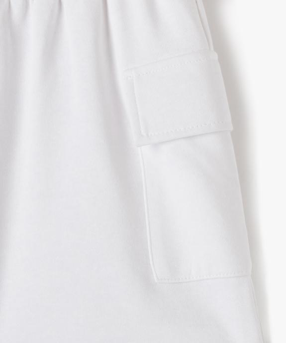 Short en maille ample avec poches à rabat fille vue2 - GEMO (JUNIOR) - GEMO
