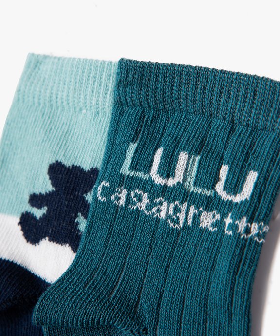 Chaussettes à motifs bébé garçon (lot de 2) - LuluCastagnette vue2 - LULUCASTAGNETTE - GEMO
