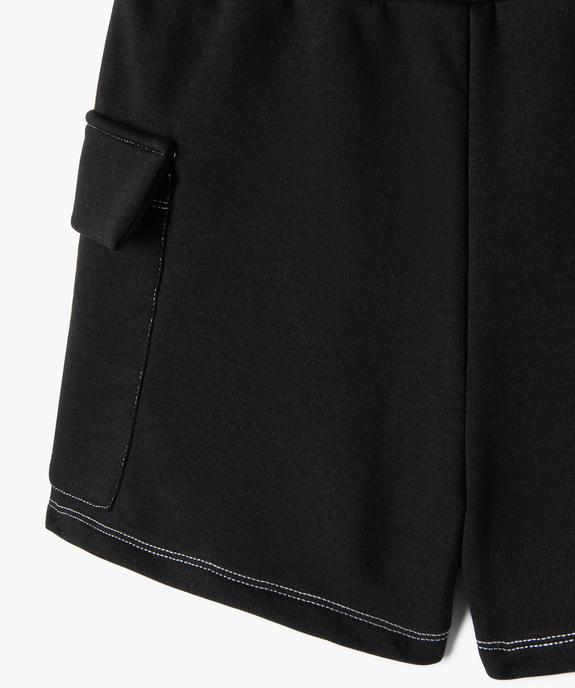 Short ample à en molleton à poches cargo fille vue2 - GEMO (JUNIOR) - GEMO