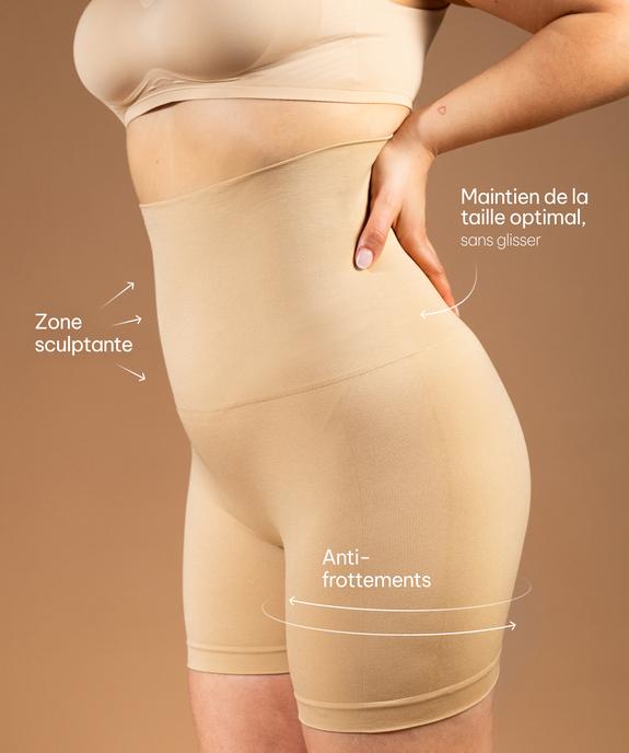 Boxer long en microfibre extensible silhouette affinée femme vue5 - GEMO(HOMWR FEM) - GEMO