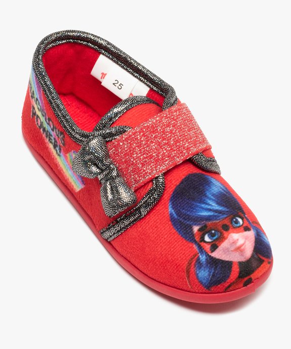 Chaussons fille en velours ras imprimé - Miraculous vue5 - MIRACULOUS - GEMO