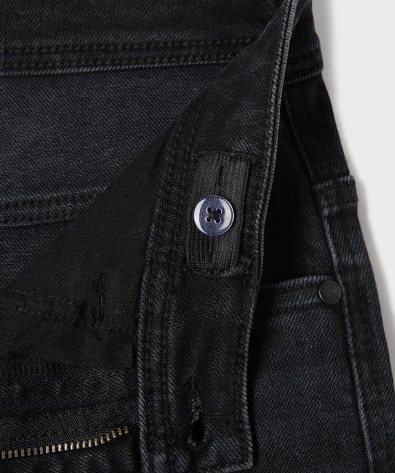 Jean regular en denim de coton stretch délavé garçon vue2 - GEMO (JUNIOR) - GEMO