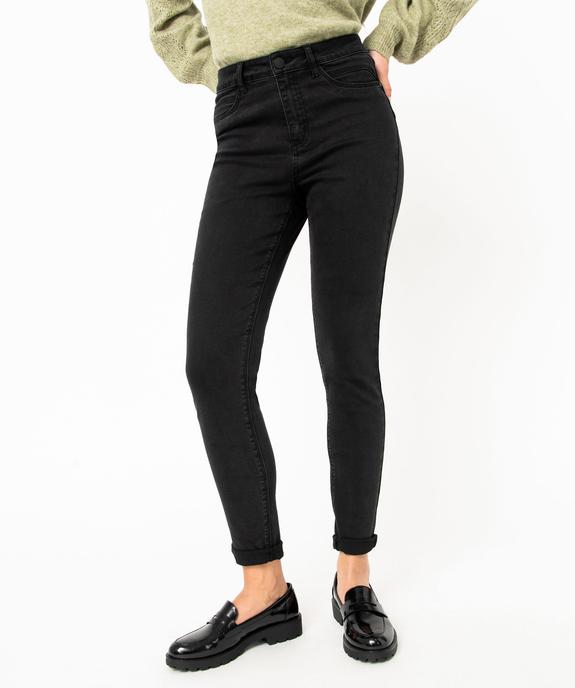 Jean Skinny taille haute forme push-up femme vue1 - GEMO 4G FEMME - GEMO