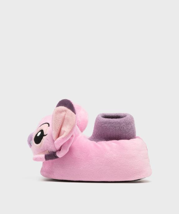 Chaussons peluche fantaisie fille - Stitch vue3 - LILO & STITCH - GEMO