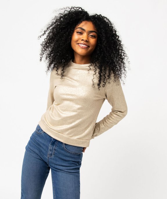 Sweat pailleté femme vue2 - GEMO(FEMME PAP) - GEMO