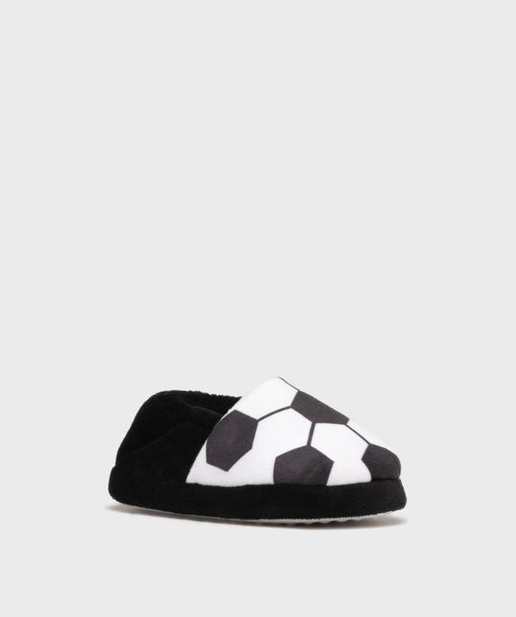 Chaussons moelleux forme ballon de football garçon vue2 - GEMO 4G GARCON - GEMO