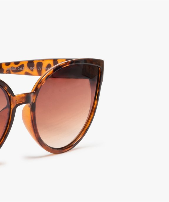 Lunettes de soleil femme forme papillon à grands verres vue2 - GEMO (ACCESS) - GEMO