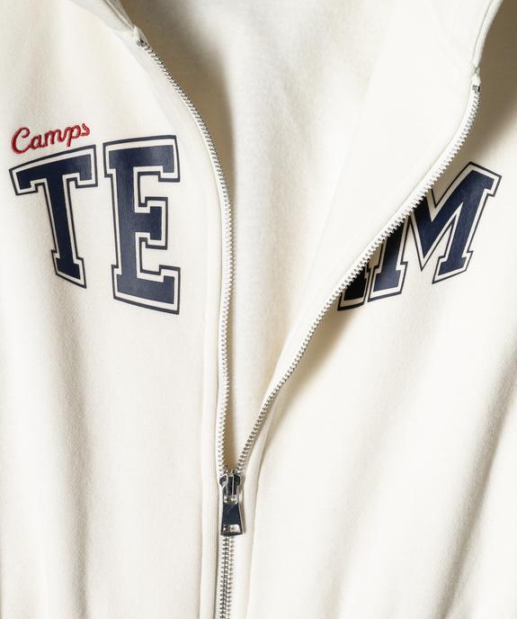 Sweat à capuche coupe courte fille - Camps United vue2 - CAMPS GEMO FOR GOOD - GEMO