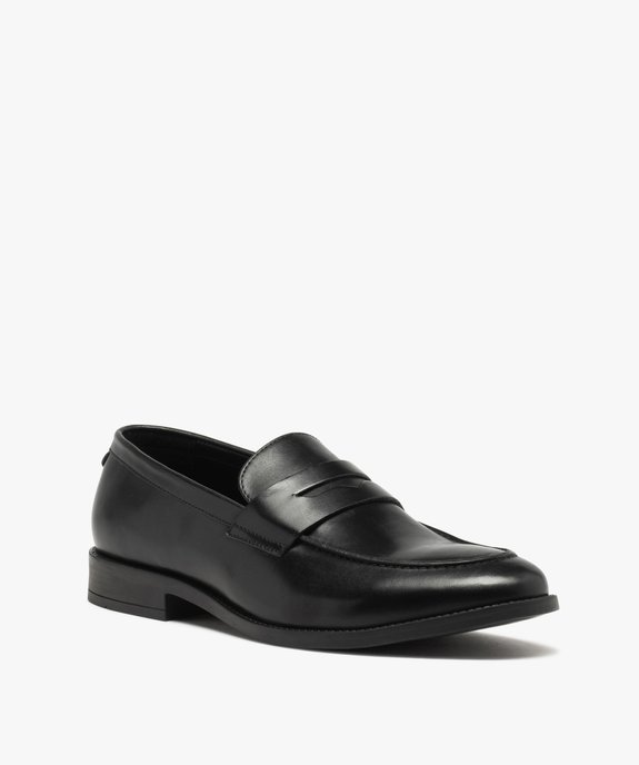 Mocassins dessus cuir homme - Tanéo vue2 - TANEO - GEMO