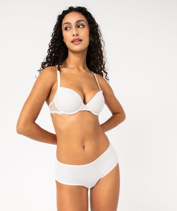 Soutien-gorge à armatures avec bretelles multipositions vue3 - GEMO(HOMWR FEM) - GEMO