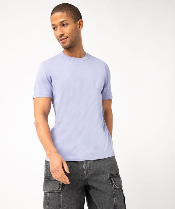 Tee-shirt à manches courtes uni homme vue1 - GEMO (HOMME) - GEMO