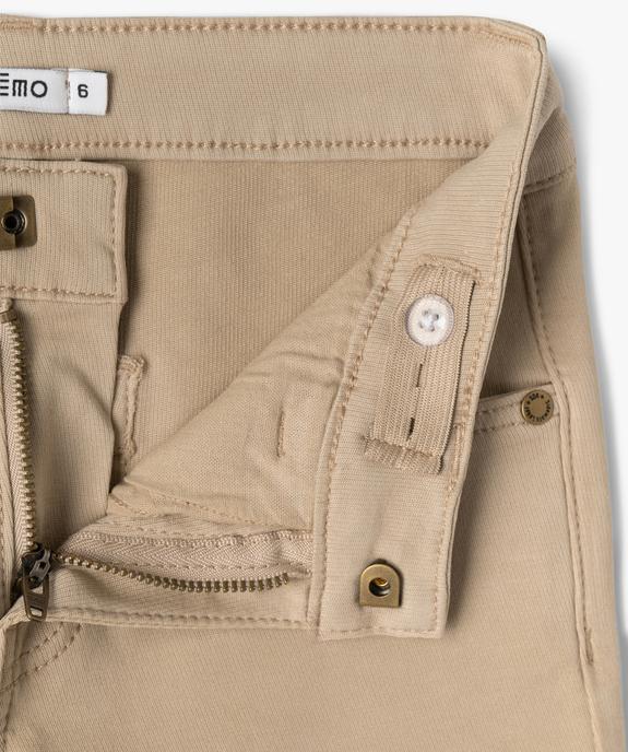 Pantalon cargo regular extensible garçon vue2 - GEMO (ENFANT) - GEMO