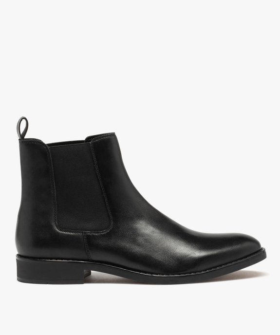 Chelsea boots dessus cuir homme - Tanéo vue1 - TANEO - GEMO