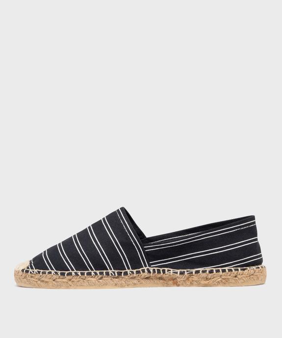 Espadrilles classiques en coton et corde homme vue3 - GEMO (PLAGE) - GEMO