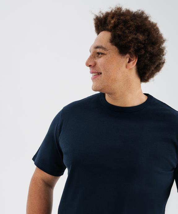 Tee-shirt manches courtes et col rond homme vue6 - GEMO (HOMME) - GEMO