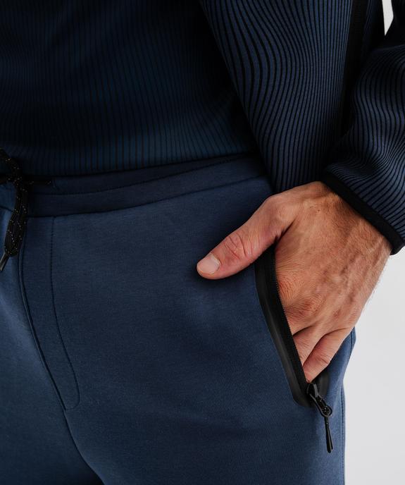 Bermuda de sport avec poches zippées homme vue2 - GEMO (HOMME) - GEMO