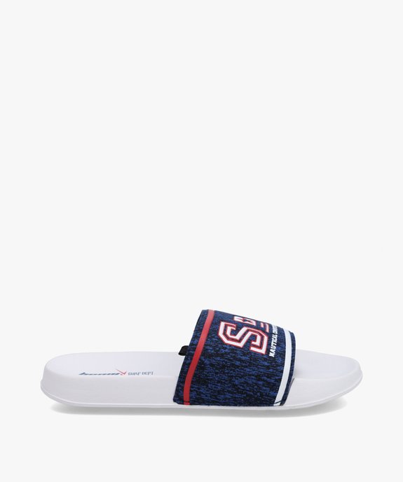 Mules de piscine garçon avec bandeau imprimé sports vue1 - GEMO (ENFANT) - GEMO