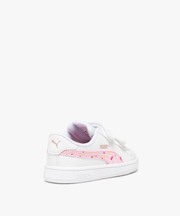 Baskets fille unies détails confettis et à scratch - Puma vue4 - PUMA - GEMO