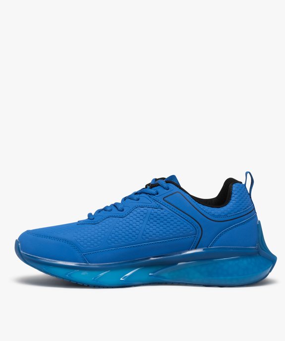 Baskets homme running dessus mat uni - Airness vue3 - AIRNESS - GEMO
