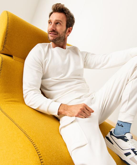 Sweat avec intérieur molletonné homme vue7 - GEMO 4G HOMME - GEMO
